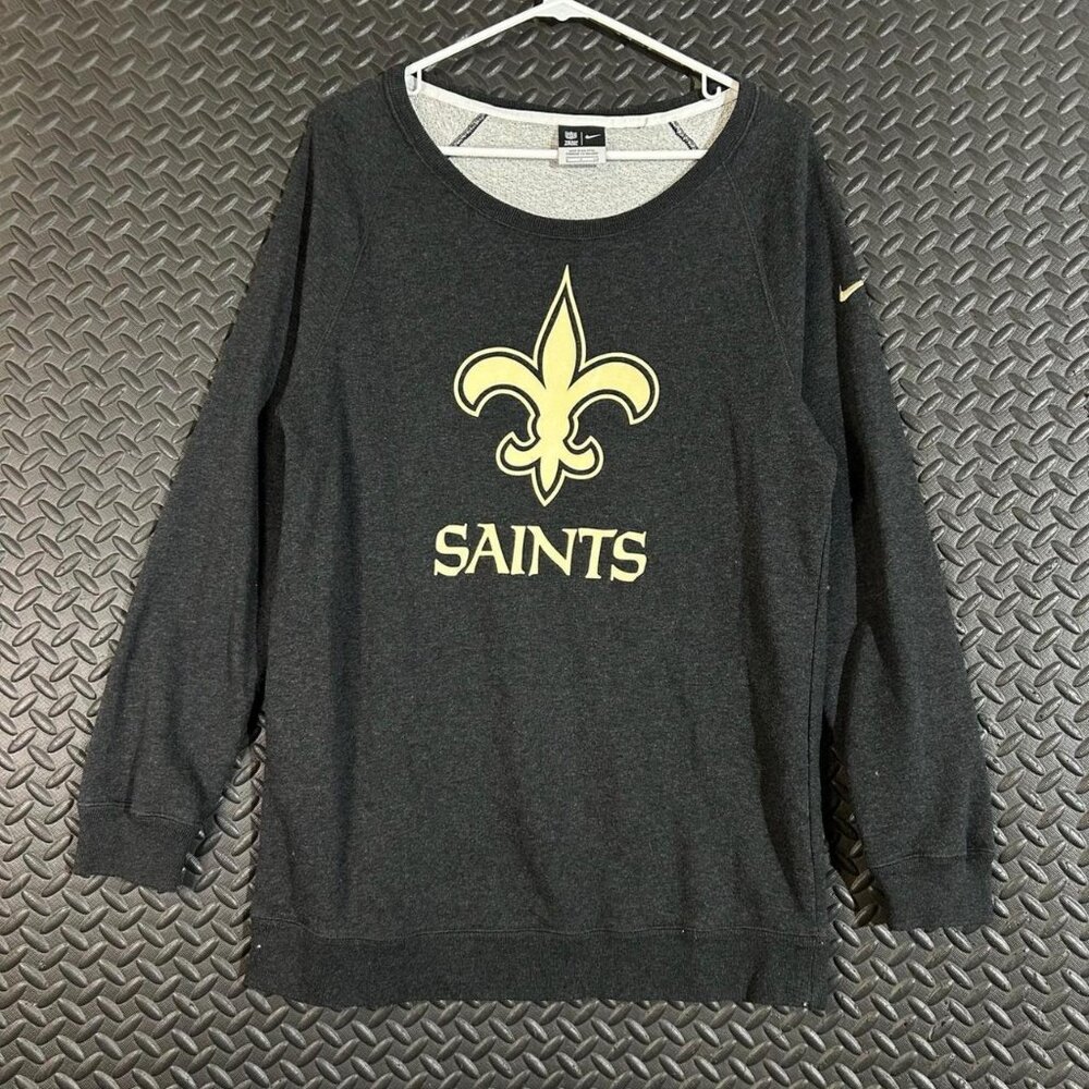 Nike Women's Black and Gold Sweatshirt